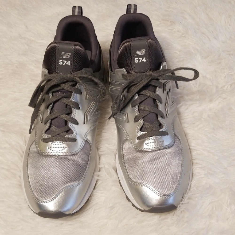 Rare Silver Metallic New Balance 574